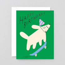 Wrap - HAPPY BIRTHDAY SKATEBOARD Geburtstagskarte für Kinder - Grußkarte - ROSA ECK Concept Store