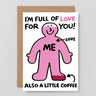 Wrap - I'M FULL OF LOVE FOR YOU Grußkarte - Grußkarte - ROSA ECK Concept Store