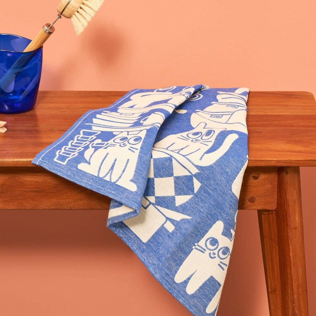 Wrap - KITCHEN CATS Geschirrtuch aus Baumwolle - Geschirrtuch - ROSA ECK Concept Store