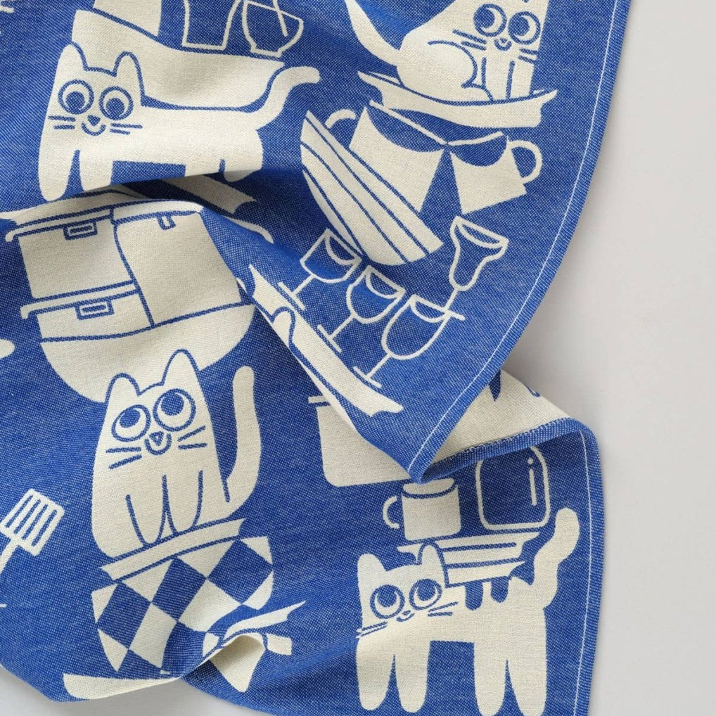 Wrap - KITCHEN CATS Geschirrtuch aus Baumwolle - Geschirrtuch - ROSA ECK Concept Store