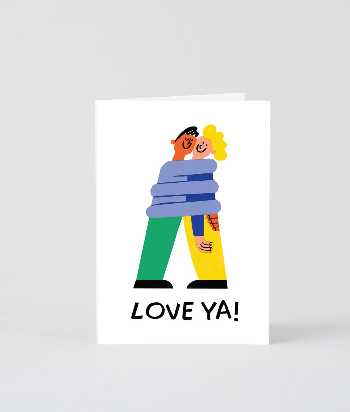 Wrap - LOVE YA Grußkarte - Grußkarte - ROSA ECK Concept Store