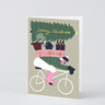 Wrap - MERRY CHRISTMAS BIKER Weihnachtskarte - Grußkarte - ROSA ECK
