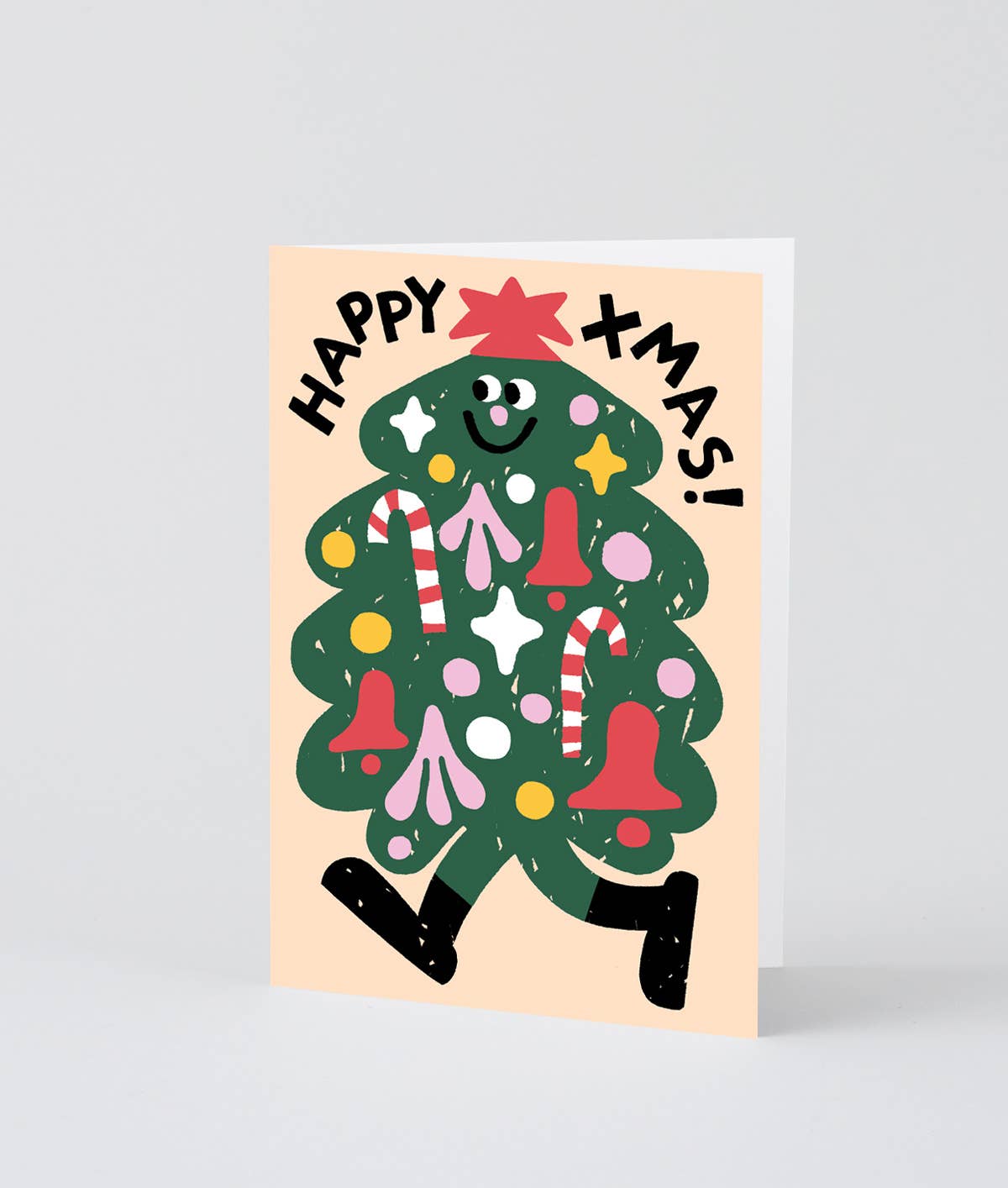 Wrap - MERRY TREE Geprägte Weihnachtskarte - Weihnachtskarte - ROSA ECK