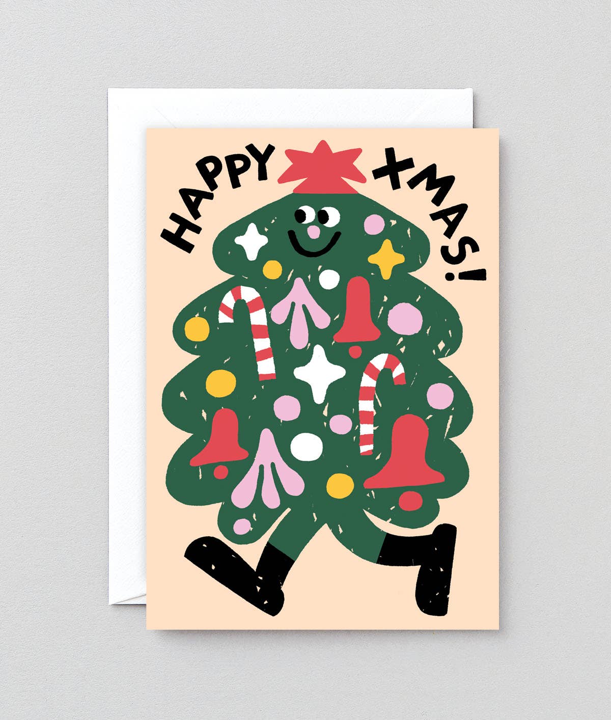 Wrap - MERRY TREE Geprägte Weihnachtskarte - Weihnachtskarte - ROSA ECK