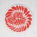 Wrap - RED LEAVES Großes rundes Serviertablett - Serviertablett - ROSA ECK Concept Store