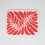 Wrap - RED LEAVES Kleines rechteckiges Serviertablett - Serviertablett - ROSA ECK Concept Store