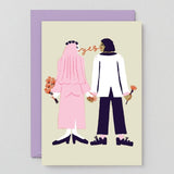 Wrap - SAY YES Hochzeitskarte - Grußkarte - ROSA ECK Concept Store