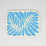 Wrap - SKY BLUE LEAVES Großes rechteckiges Serviertablett - Serviertablett - ROSA ECK Concept Store