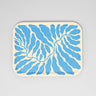 Wrap - SKY BLUE LEAVES Großes rechteckiges Serviertablett - Serviertablett - ROSA ECK Concept Store