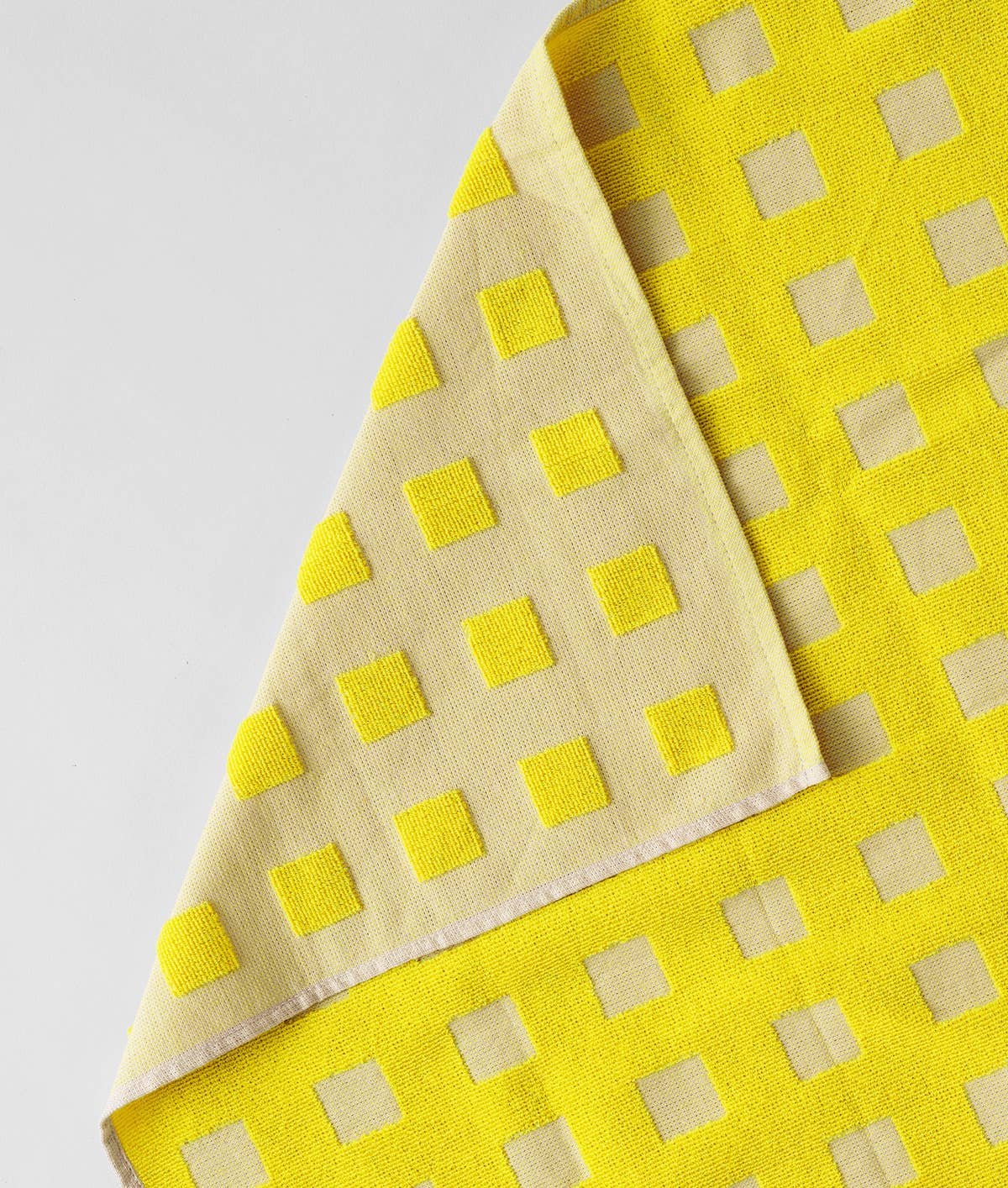 Wrap - SQUARES Geschirrtuch | Gelb/Beige - Geschirrtuch - ROSA ECK Concept Store