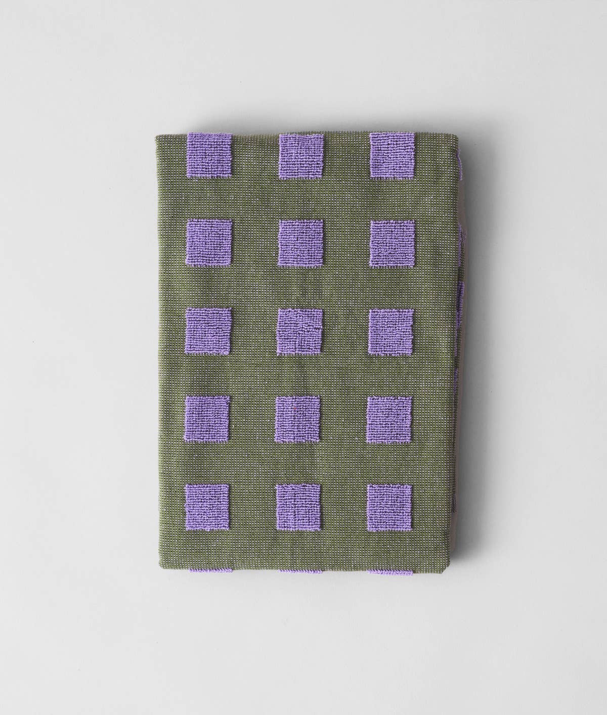 Wrap - SQUARES Geschirrtuch | Grün/Lila - Geschirrtuch - ROSA ECK Concept Store