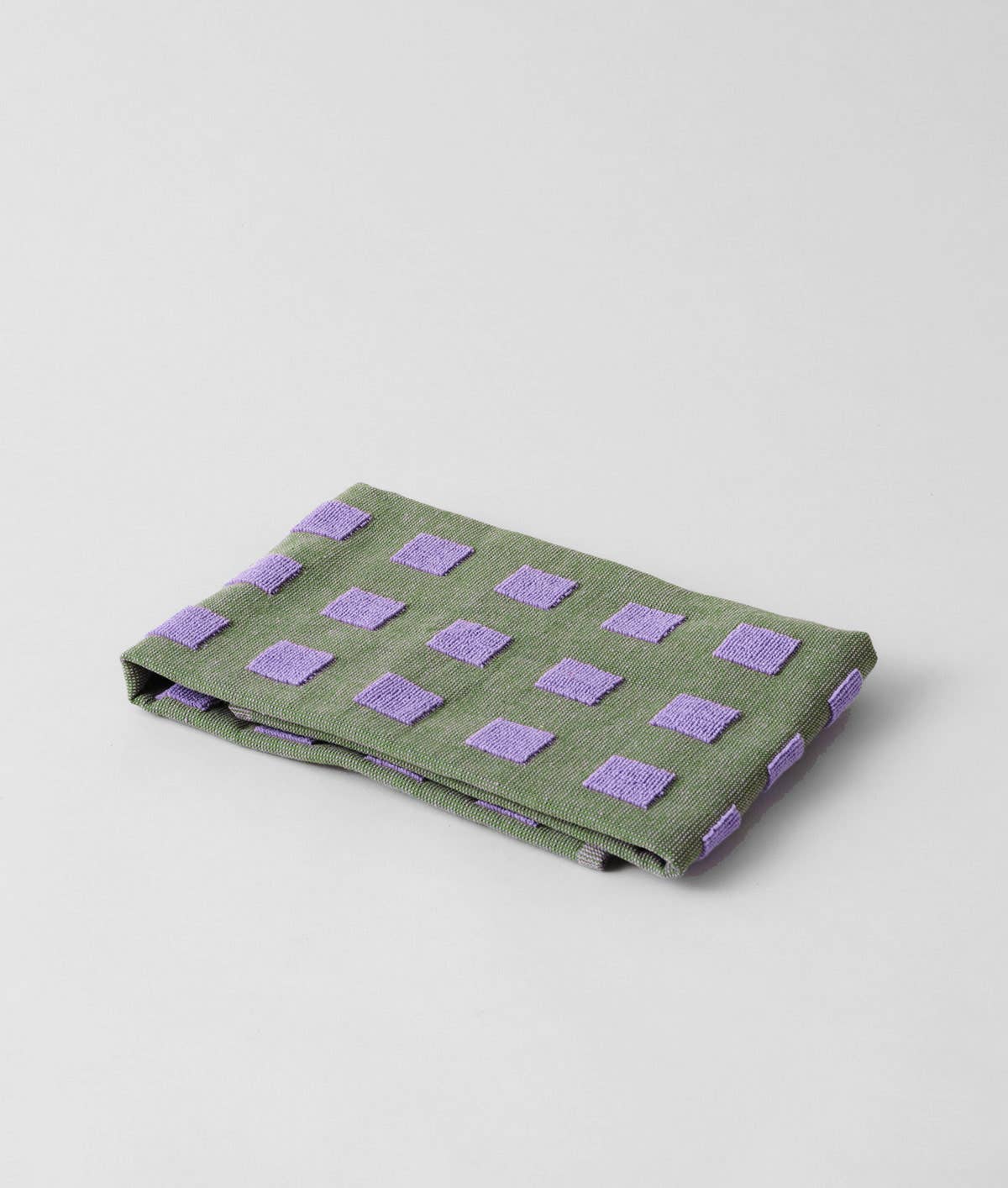 Wrap - SQUARES Geschirrtuch | Grün/Lila - Geschirrtuch - ROSA ECK Concept Store