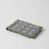 Wrap - SQUARES Geschirrtuch | Grün/Lila - Geschirrtuch - ROSA ECK Concept Store