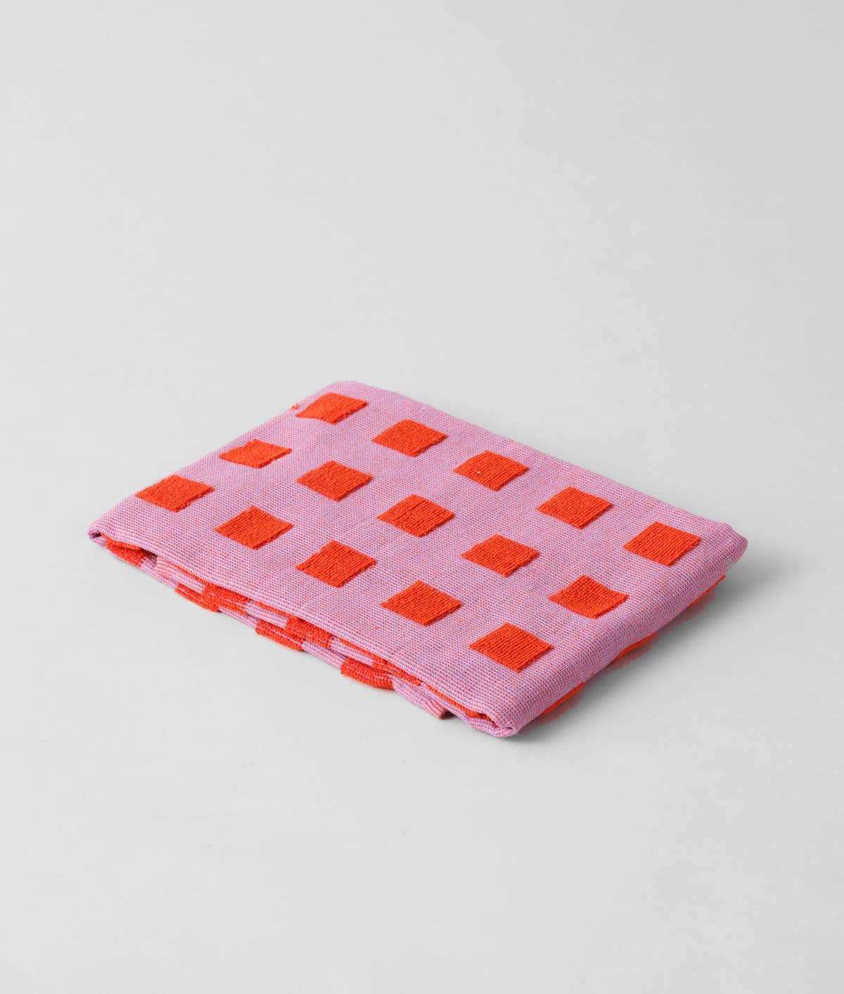 Wrap - SQUARES Geschirrtuch | Lila/Rot - Geschirrtuch - ROSA ECK Concept Store