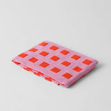 Wrap - SQUARES Geschirrtuch | Lila/Rot - Geschirrtuch - ROSA ECK Concept Store