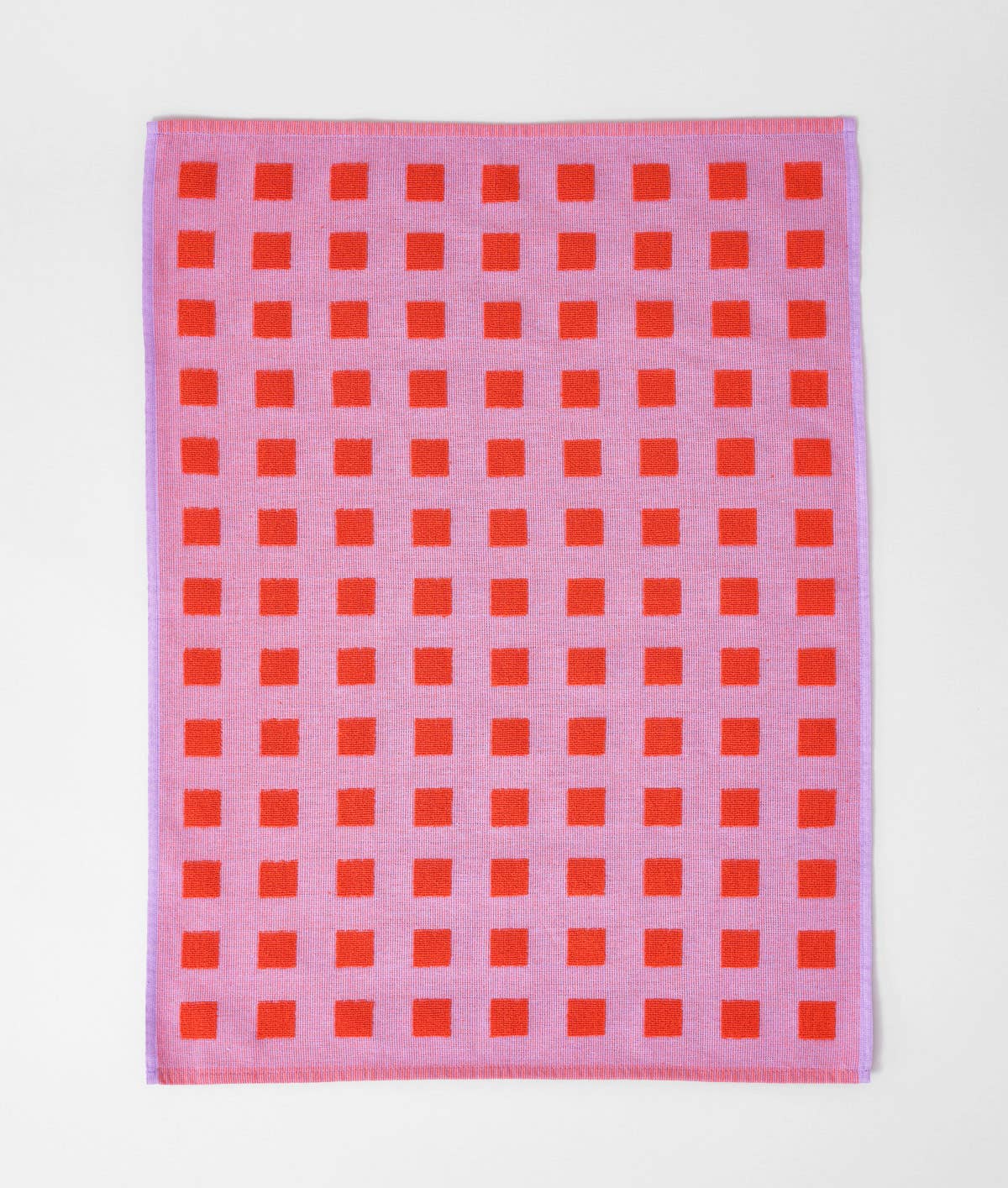 Wrap - SQUARES Geschirrtuch | Lila/Rot - Geschirrtuch - ROSA ECK Concept Store