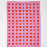 Wrap - SQUARES Geschirrtuch | Lila/Rot - Geschirrtuch - ROSA ECK Concept Store