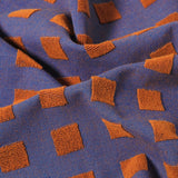 Wrap - SQUARES TERRY Geschirrtuch Frottee (50 × 70 cm) • Burgundy/Blue - ROSA ECK