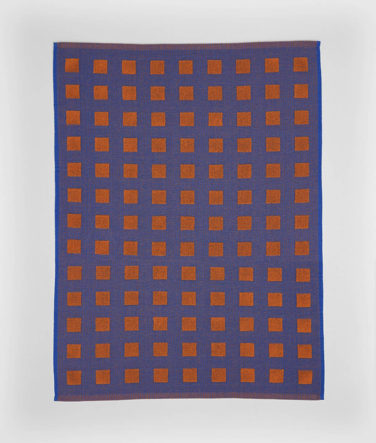 Wrap - SQUARES TERRY Geschirrtuch Frottee (50 × 70 cm) • Burgundy/Blue - ROSA ECK