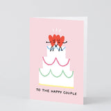 Wrap - TO THE HAPPY COUPLE Hochzeitskarte - Grußkarte - ROSA ECK Concept Store