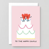 Wrap - TO THE HAPPY COUPLE Hochzeitskarte - Grußkarte - ROSA ECK Concept Store
