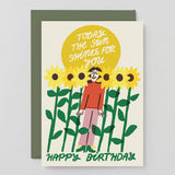 Wrap - TODAY THE SUN SHINES FOR YOU Grußkarte - Grußkarte - ROSA ECK Concept Store