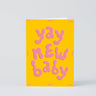 Wrap - YAY NEW BABY Grußkarte mit Prägung - Grußkarte - ROSA ECK Concept Store