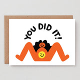 Wrap - YOU DID IT Grußkarte zur Geburt - ROSA ECK Concept Store