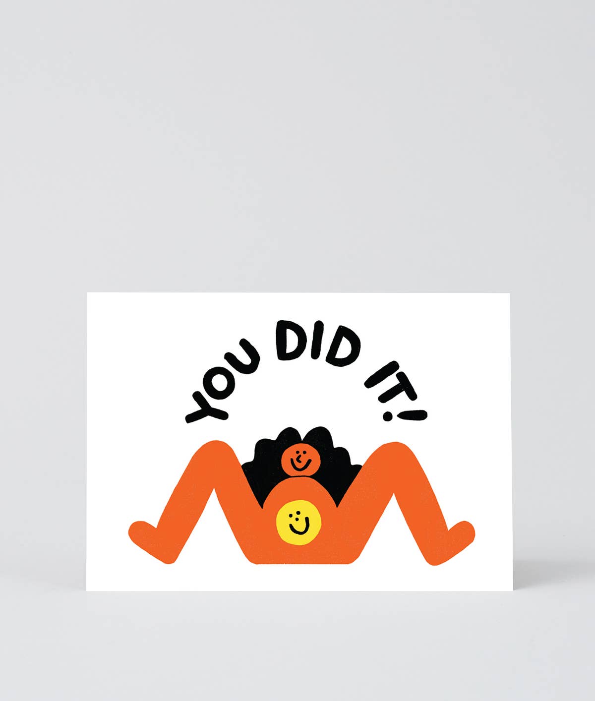 Wrap - YOU DID IT Grußkarte zur Geburt - ROSA ECK Concept Store