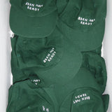 yahya studio - BORN NOT READY Unisex Cap mit Spruch • Dunkelgrün - Cap - ROSA ECK Concept Store