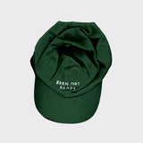 yahya studio - BORN NOT READY Unisex Cap mit Spruch • Dunkelgrün - Cap - ROSA ECK Concept Store