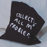 yahya studio - COLLECTING MY PROBLEMS Tragetasche • Schwarz - Tasche - ROSA ECK Concept Store