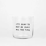 Trinkglas mit Statement • IT'S OKAY