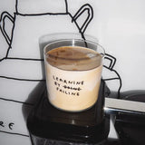 yahya studio - LEARNING BY FAILING Trinkglas mit Statement - Trinkglas - ROSA ECK Concept Store