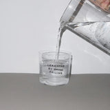 yahya studio - LEARNING BY FAILING Trinkglas mit Statement - Trinkglas - ROSA ECK Concept Store