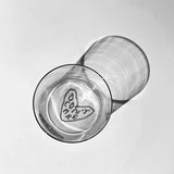 Trinkglas mit Statement • DON'T CARE – Yahya Studio – Bild 3