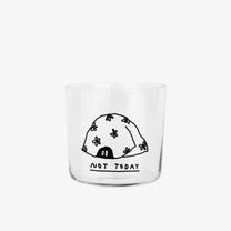 Trinkglas mit Statement • NOT TODAY – Yahya Studio