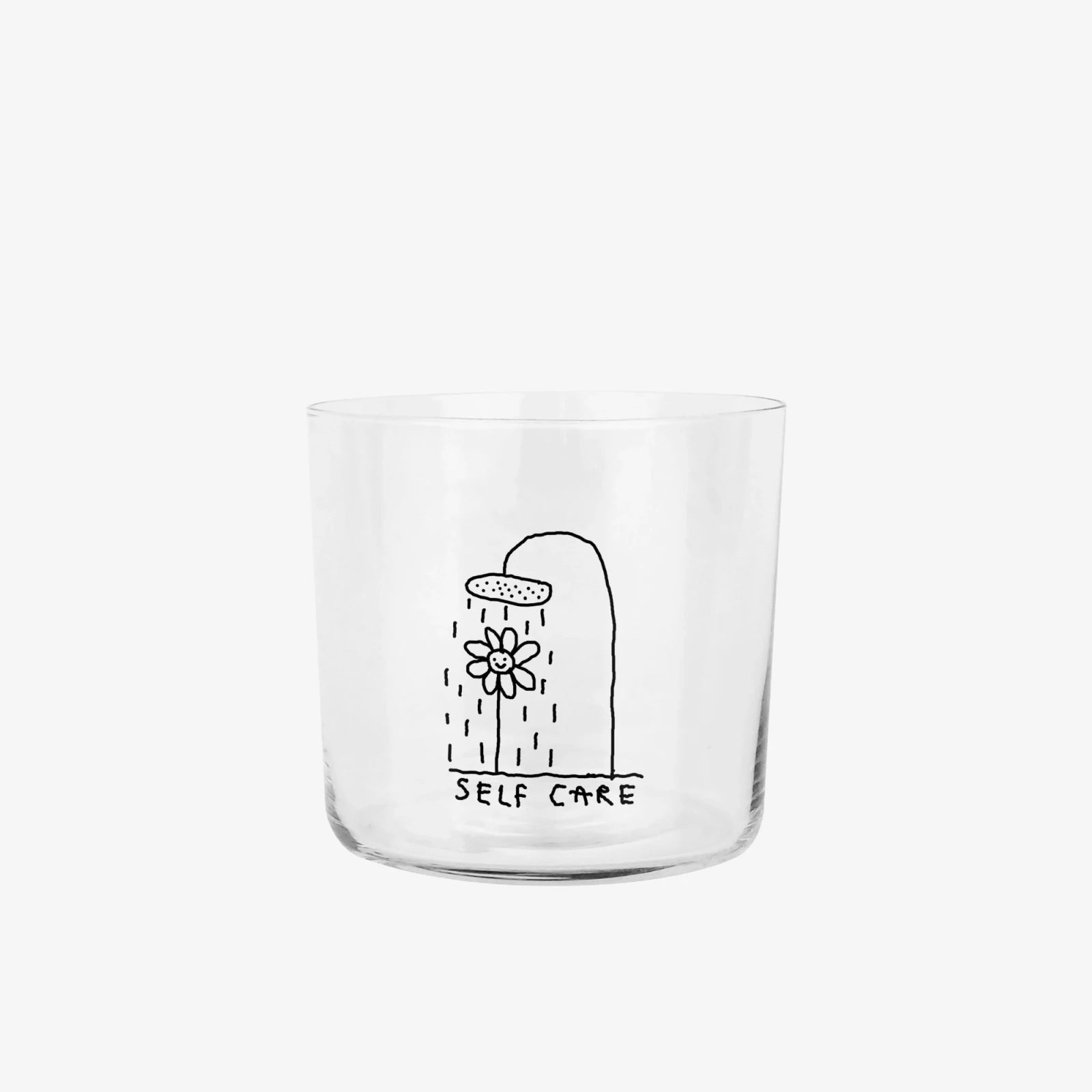 Trinkglas mit Statement • SELF CARE – Yahya Studio