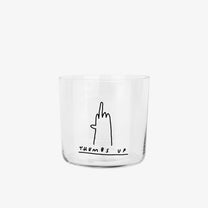 Trinkglas mit Statement • THUMBS UP – Yahya Studio