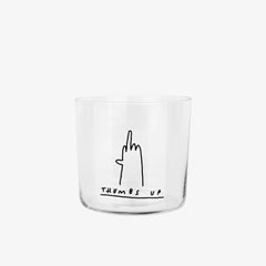 Trinkglas mit Statement • THUMBS UP – Yahya Studio