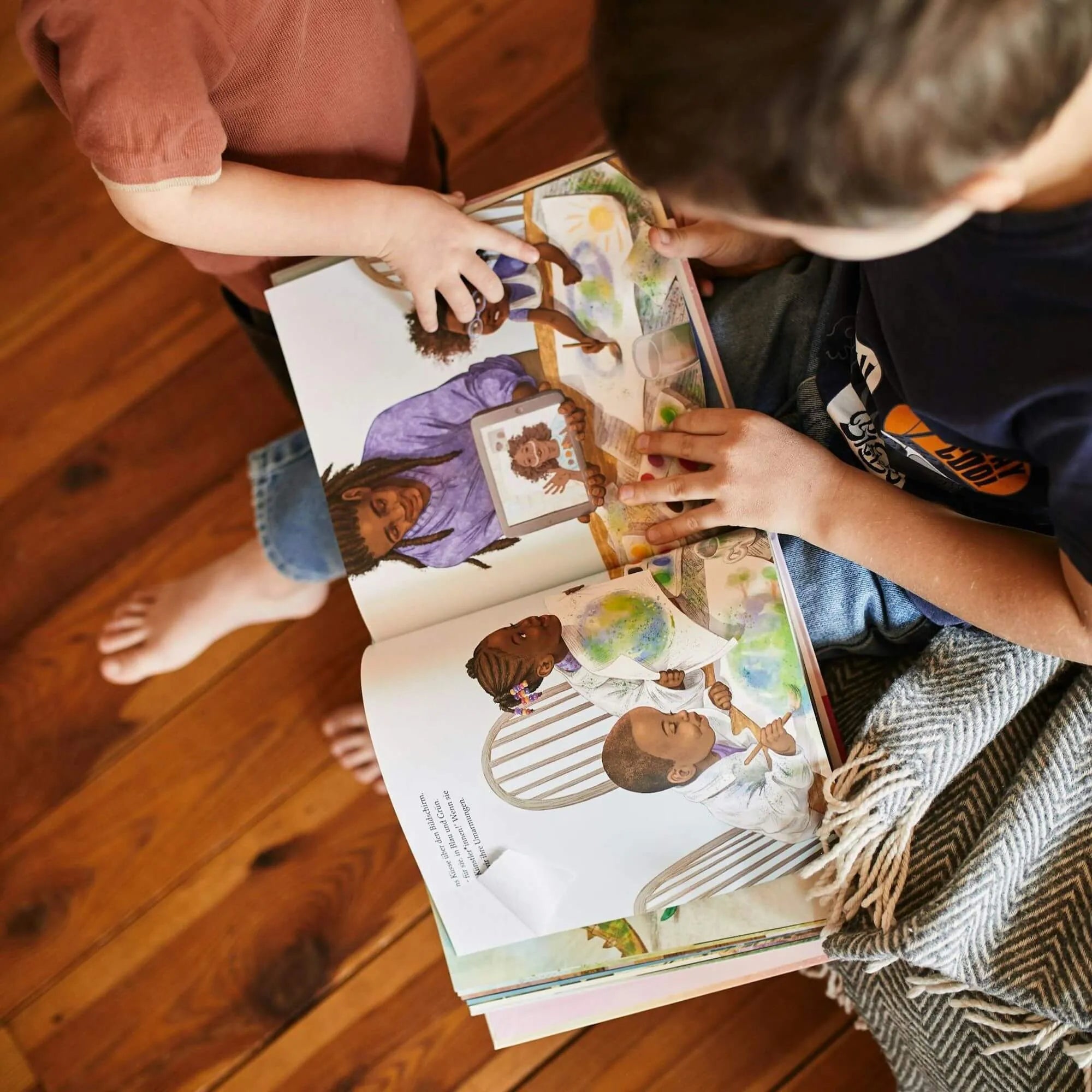 Zuckersüß Verlag - ALLE SPIELEN MIT Kinderbuch - ROSA ECK