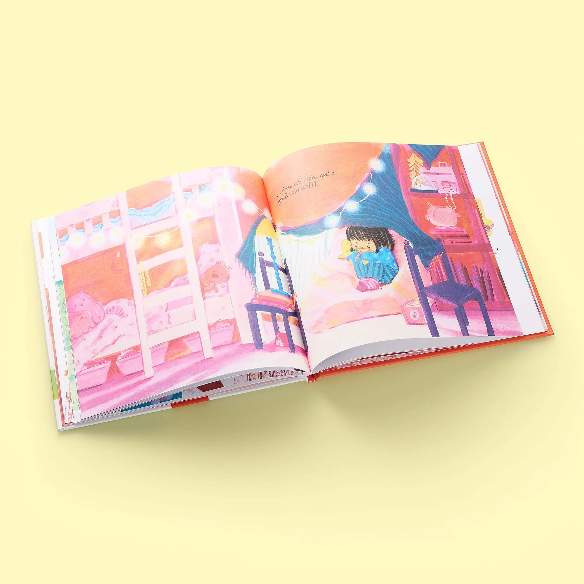 Zuckersüß Verlag - AUCH GROSSE GESCHWISTER SIND NOCH KLEIN Kinderbuch - ROSA ECK