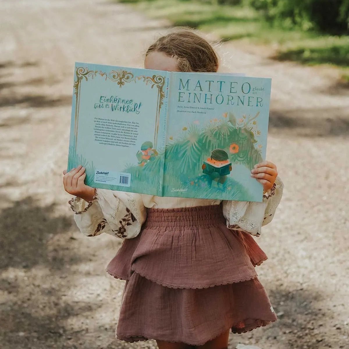 Zuckersüß Verlag - MATTEO GLAUBT AN EINHÖRNER Kinderbuch - ROSA ECK