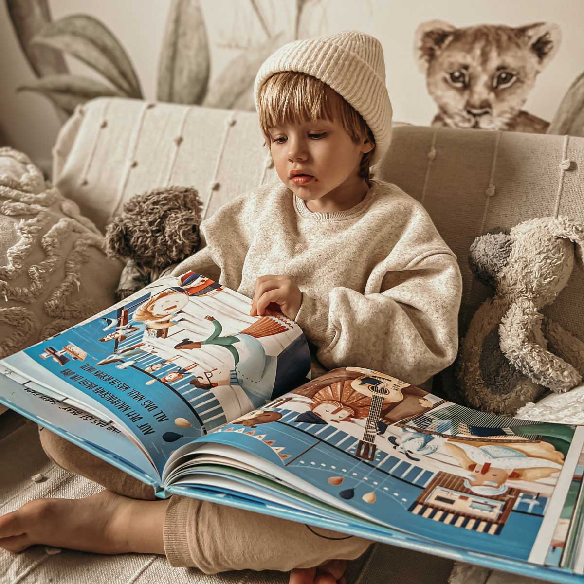 Zuckersüß Verlag - MÄNNER WEINEN Kinderbuch - ROSA ECK